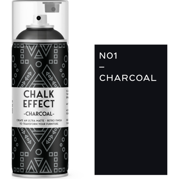 COSMOS LAC CHALK EFFECT CHARCOAL ΣΠΡΕΙ ΕΦΕ ΚΙΜΩΛΙΑΣ N01 400ml