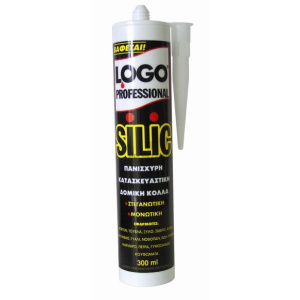 Logo Silic Professional Σφραγιστική Σιλικόνη Ξύλου Διάφανη 300ml 1