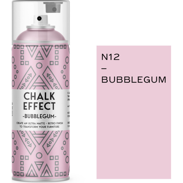 Cosmos Lac Chalk Effect Spray Bubblegum Pink 400ml