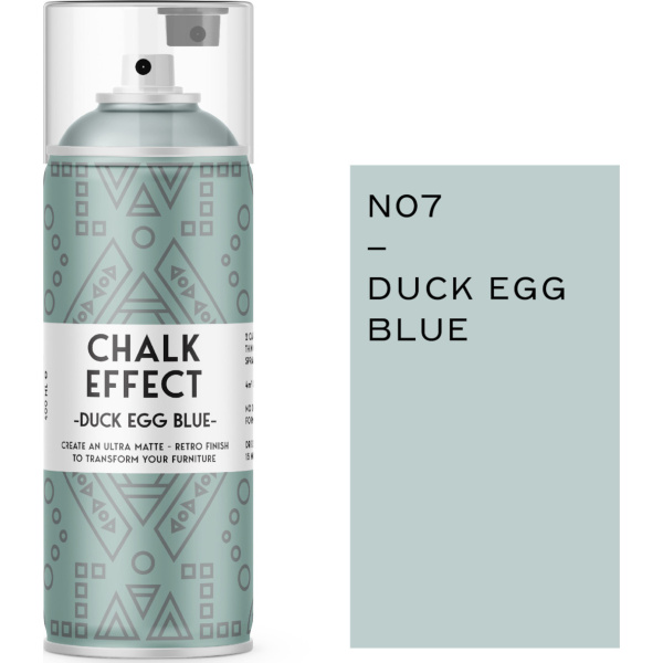 Cosmos Lac Chalk Effect Spray Duck Egg Blue 400ml