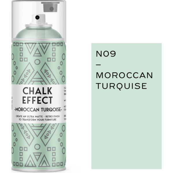 Cosmos Lac Chalk Effect Spray Moroccan Turqoise 400ml