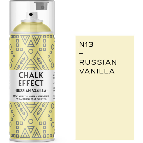 Cosmos Lac Chalk Effect Spray Russian Vanilla Yellow 400ml