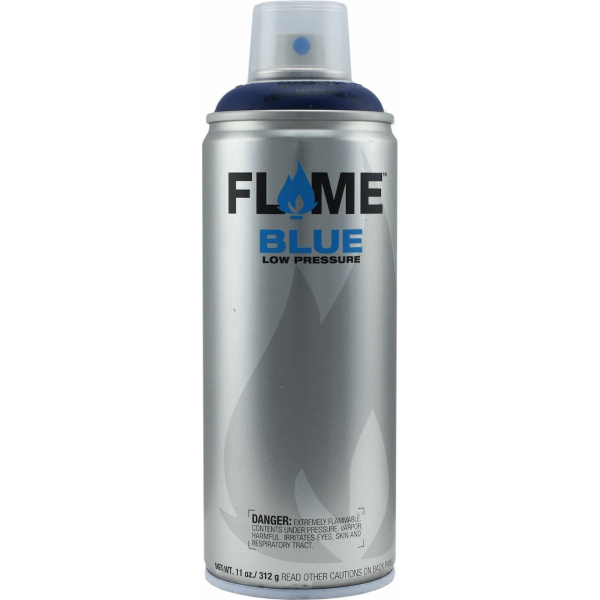 Flame Paint Spray Paint FB Acrylic with Matte Effect Cosmos Blue Dark 400ml