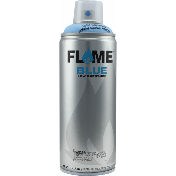 Flame Paint Spray Paint FB Acrylic with Matte Effect Lighting Blue 400ml