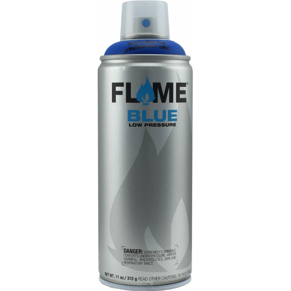 Flame Paint Spray Paint FB Acrylic with Mat Effect Signal Blue 400ml