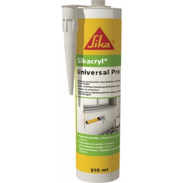 Sika Sikacryl Universal Pro Acrylic Wood Silicone White 310ml