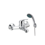 VIOSPIRAL POEM BATHROOM MIXING FAUCET COMPLETE SET SILVER 36 6091