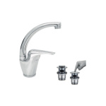 Viospiral Elit High Silver Basin Mixer