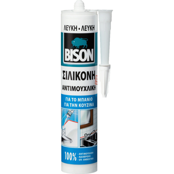 Bison Sanitary Acrylic Silicone Anti-mold Wood White 280ml