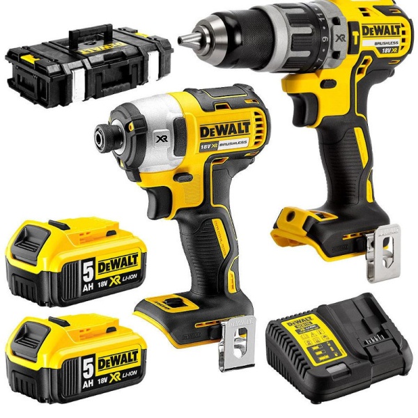 Dewalt Σετ 18V Κρουστικό Δραπανοκατσάβιδο Παλμικό Κατσαβίδι DCK266P211