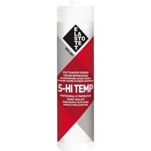 Elastotet S Hi Temp Σιλικόνη Υψηλής Θερμοκρασίας 300°C 280 ml Κόκκινη