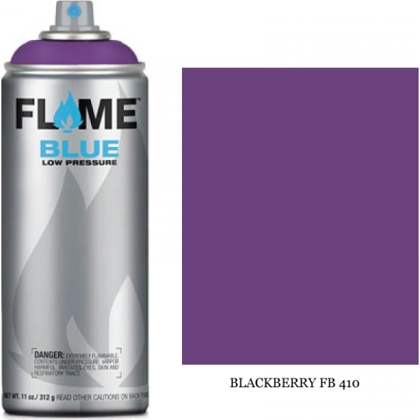 Flame Paint Spray Paint FB Acrylic with Matte Effect Blackberry 400ml