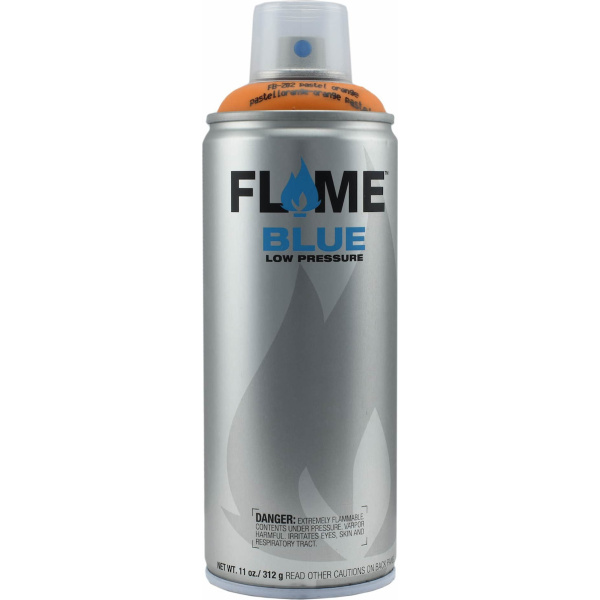 Flame Paint Spray Paint FB Acrylic with Matte Effect Pastel Orange 400ml