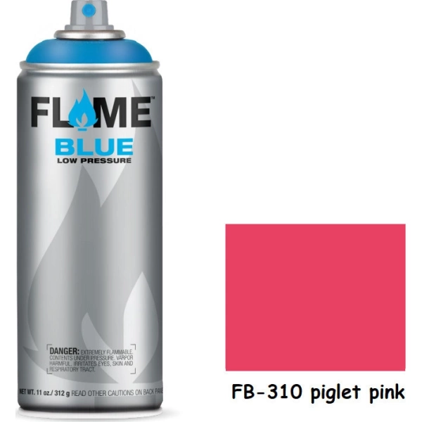 Flame Paint Spray Paint FB Acrylic with Matt Effect Piglet Pink 400ml