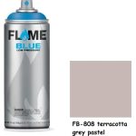 Flame Paint Spray Paint FB Acrylic with Matte Effect Terracotta Gray Pastel 400ml