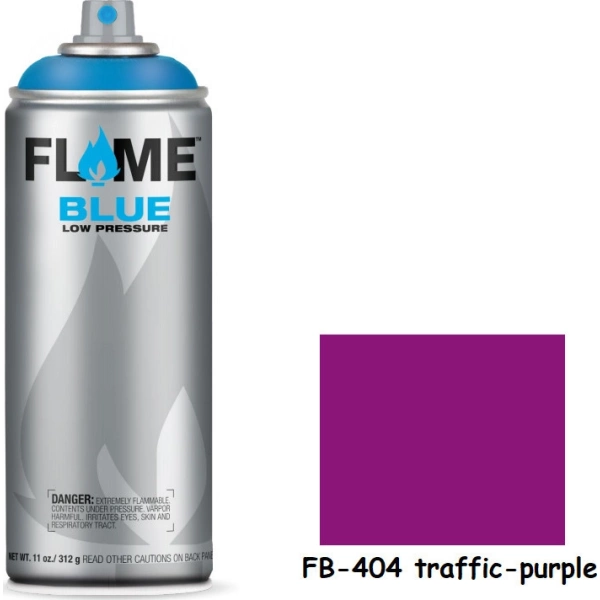 Flame Paint Spray Paint FB Acrylic with Matte Effect Traffic Purple 400ml