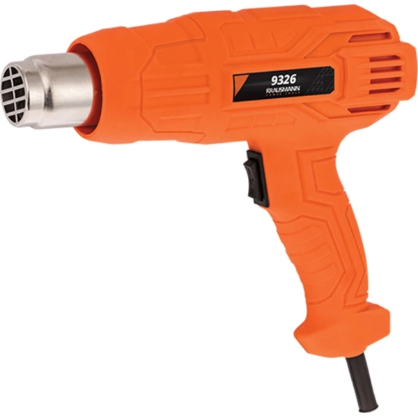 Krausmann Hot Air Gun 2000W Hot Air Gun with Temperature Adjustment up to 600°C