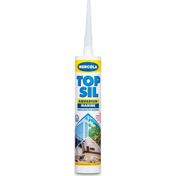 Mercola TopSil Marine Rubber Sealant Transparent 4029 280ml.