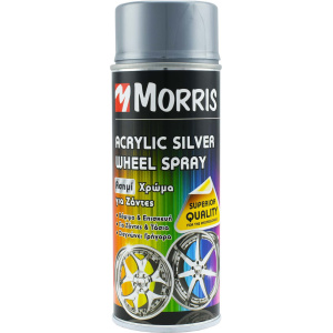 Morris Ακρυλικό Σπρέι Βαφής Ζάντας Ασημί 400ml Wheel Spray 28598