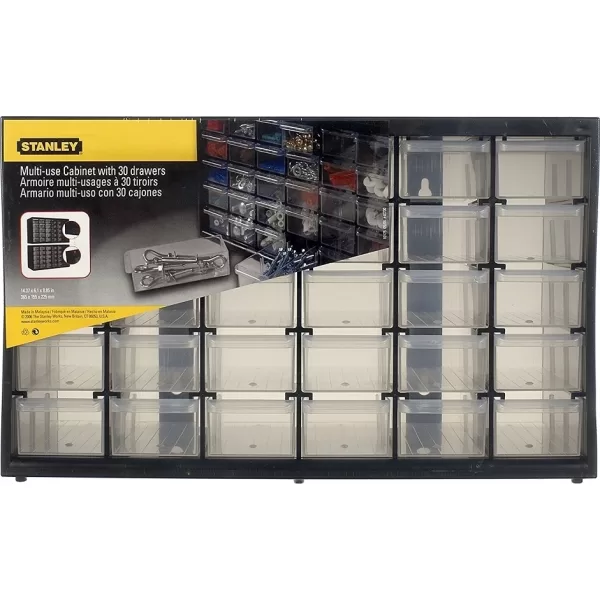 Stanley Multipurpose Storage Box With 30 Small Drawers 1 93 980..