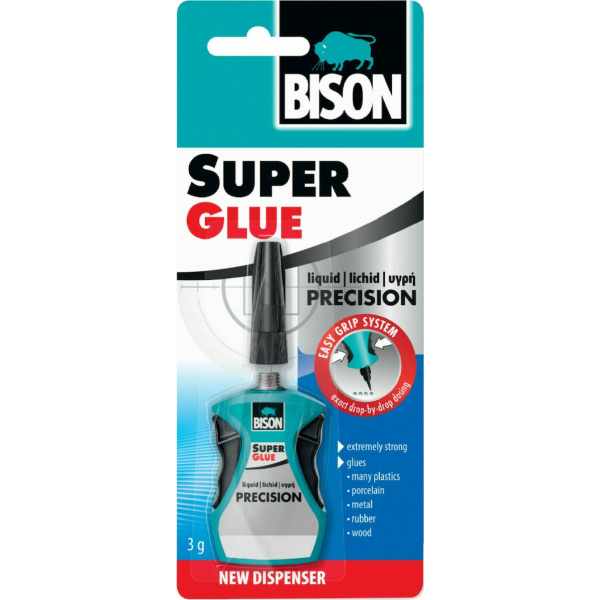 BISON Liquid Super Glue Precision Small Size 3gr