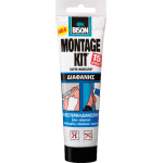 Bison Montage Kit Construction Adhesive transparent glue tube 150gr NL6303196