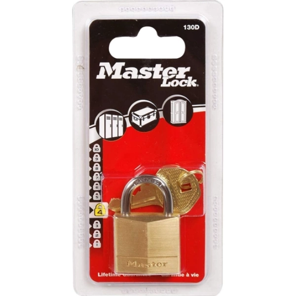 Master Lock 130EURD Λουκέτο Πέταλο με Κλειδί 30mm 130030112