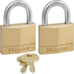 Master Lock 140EURT Λουκέτο Πέταλο με Κλειδί 40mm 2τμχ