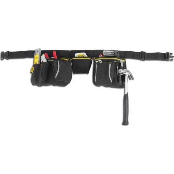 Stanley 8-Position Fabric Tool Belt with Hammer Support Base