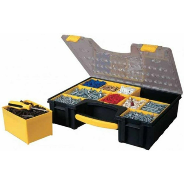 Stanley Tool Ashtray 8 Places with Removable Boxes Black 42.3x33.4x10.5cm.