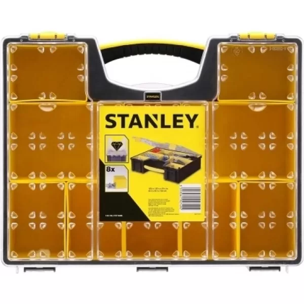 Stanley Tool Ashtray 8 Places with Removable Boxes Black 42.3x33.4x10.5cm.2