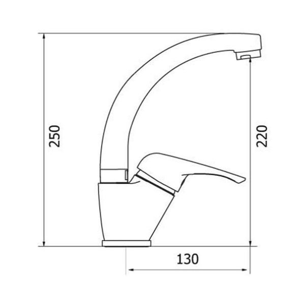 Viospiral Modea Elit Μπαταρία Αναμεικτική Νιπτήρος Ψηλή 00 2004 2