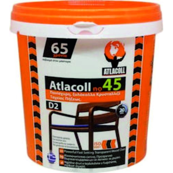 ATLACOLL No. 45 Quick Crystallized Wood Glue Transparent 5kg