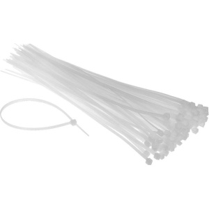 Benman Δεματικά Καλωδίων 200x3.6 Λευκό 100τμχ