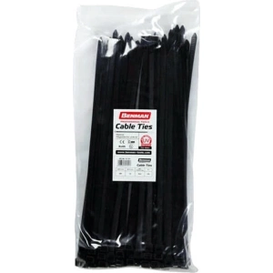 Benman Δεματικά Καλωδίων 200x3.6 Μαύρο 100τμχ