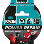 Bison Power Repair Black Αυτοκόλλητη Υφασμάτινη Ταινία Μαύρη 50mmx10m