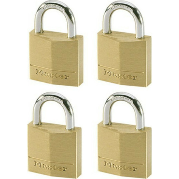 Master Lock 130EURQNOP Λουκέτο Πέταλο με Κλειδί 30mm 4τμχ 130430112