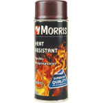 Morris Σπρέι Βαφής Heat Resistant Lacquer 800‎°C Υψηλής Θερμοκρασίας με Ματ Εφέ Καφέ 400ml