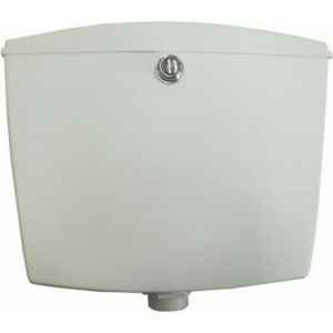 Spek Sabrina 10046013 Επίτοιχο Πλαστικό Καζανάκι Ορθογώνιο Υψηλής Πίεσης Λευκό