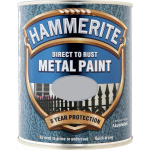 Hammerite Χρώμα Direct To Rust 0.75lt Ασημί Γυαλιστερό