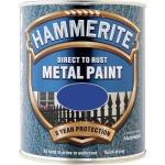 Hammerite Χρώμα Direct To Rust 0.75lt Βαθύ Μπλε Γυαλιστερό