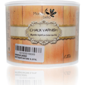 Mondobello Chalk Varnish Βερνίκι για Χρώμα Κιμωλίας Satin Antique Καφέ 375ml