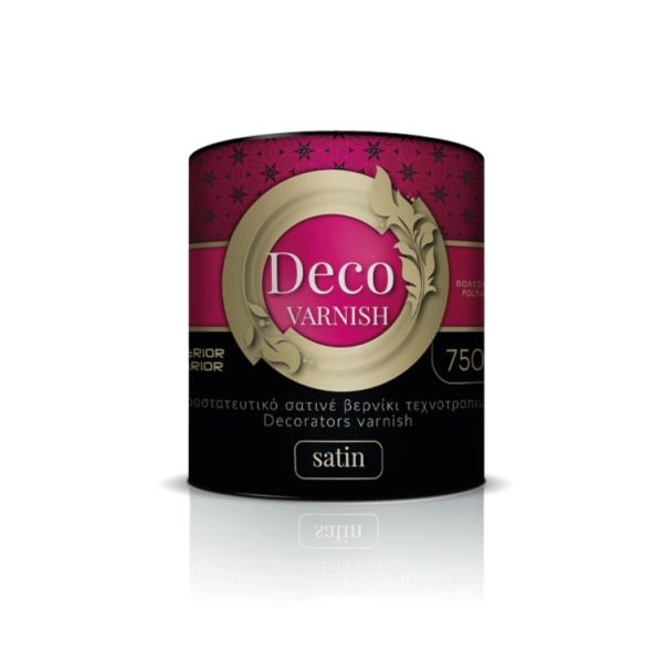 Pellachrom Deco Varnish Satin Βερνίκι Νερού Προστατευτικό Κιμωλίας 750ml