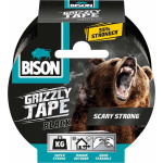 Bison Grizzly Tape Black Αυτοκόλλητη Υφασμάτινη Ταινία Μαύρη 50mmx10m