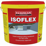 Isomat Isoflex Ελαστομερές Ακρυλικό Επαλειφόμενο Στεγανωτικό 1kg Κεραμιδί