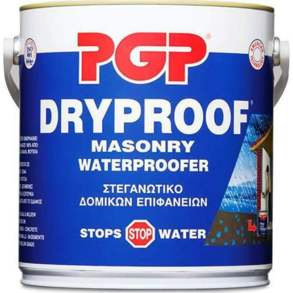 PGP Dryproof Masonry Waterproofer Επαλειφόμενο Στεγανωτικό 0.75lt Λευκό