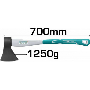 Total THT7812506 Τσεκούρι Τεμαχισμού Μήκους 70cm και Βάρους 1250gr