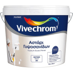 Vivechrom Αστάρι Γυψοσανίδων Eco Οικολογικό Ακρυλικό Υδατοδιαλυτό Αστάρι Γυψοσανίδων Λευκό Κατάλληλο για Γυψοσανίδα 1lt