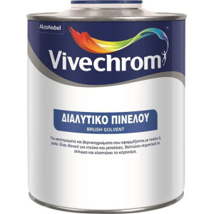 Vivechrom Διαλυτικό 0.75lt Διάφανο Πινέλου
