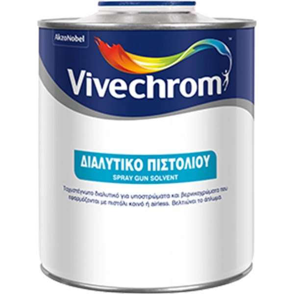 Vivechrom Διαλυτικό 0.75lt Διάφανο Πιστολιού